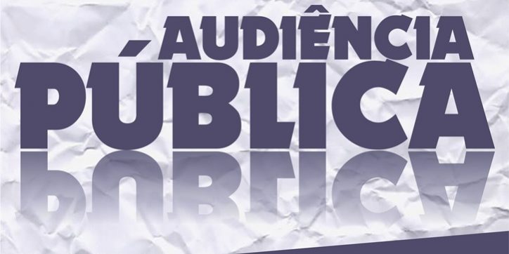 Câmara Municipal convida a todos para audiência pública na próxima quarta